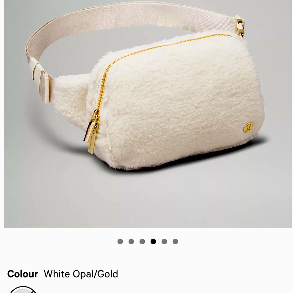 Lululemon fleece belt bag. Sold out everywhere.